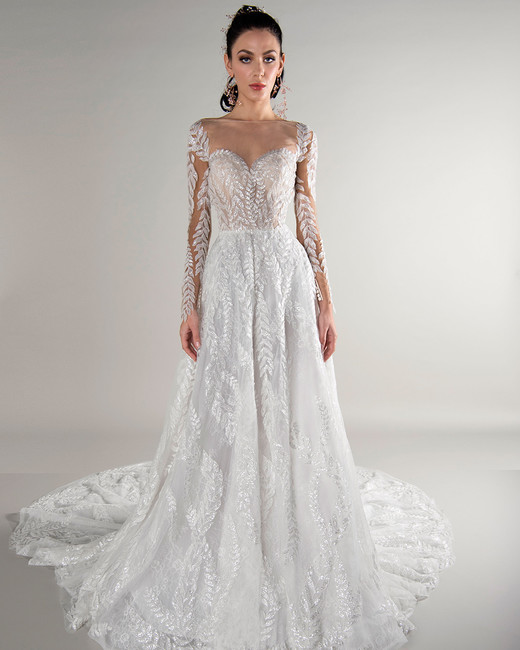 Sweetheart Long Sleeve Wedding Dresses